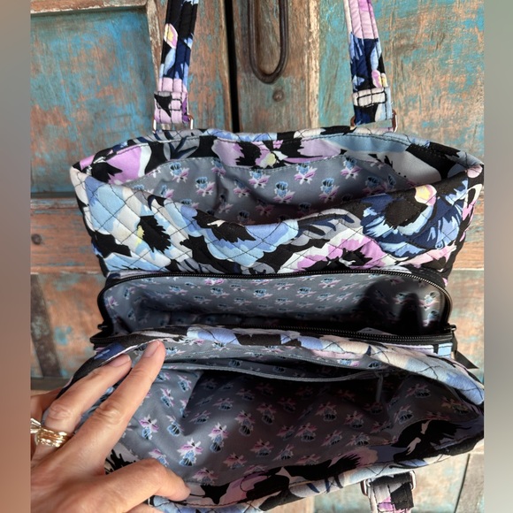 Floral purse with shoulder straps - Picture 3 of 6